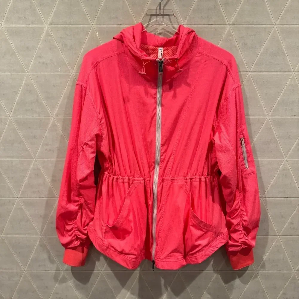 Free People Movement Run Wild Jacket Pink Size S